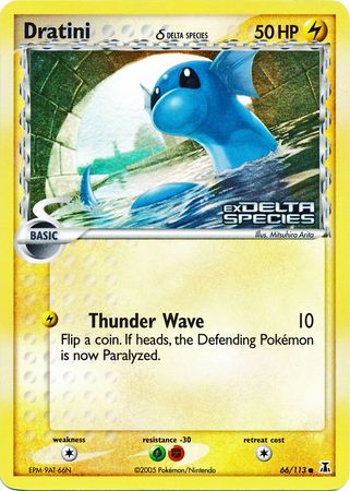 Dratini (66/113) (Delta Species) (Stamped) [EX: Delta Species] | Deep Dive Games St. Marys