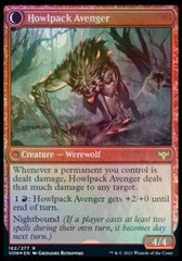 Ill-Tempered Loner // Howlpack Avenger [Innistrad: Crimson Vow Prerelease Promos] | Deep Dive Games St. Marys