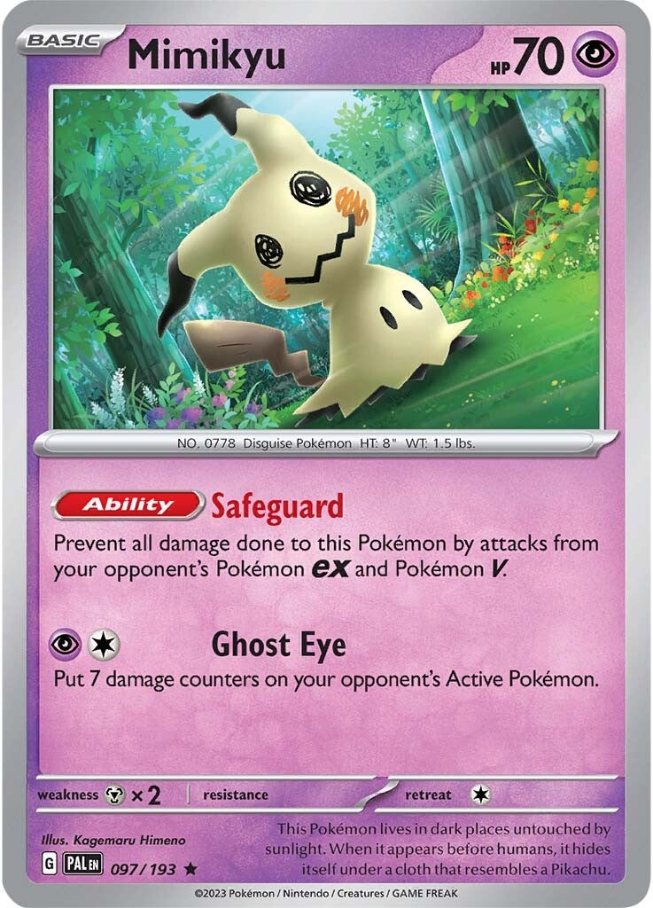 Mimikyu (097/193) [Scarlet & Violet: Paldea Evolved] | Deep Dive Games St. Marys