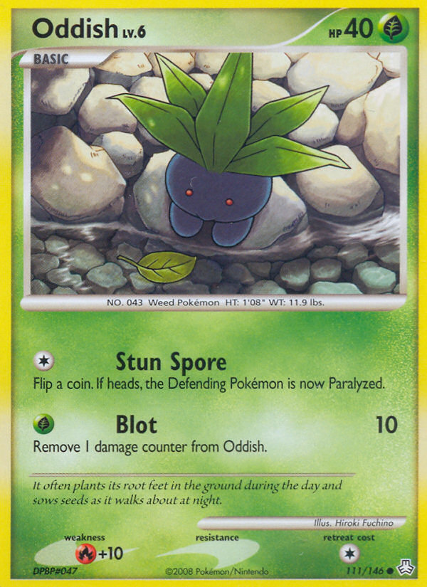 Oddish (111/146) [Diamond & Pearl: Legends Awakened] | Deep Dive Games St. Marys