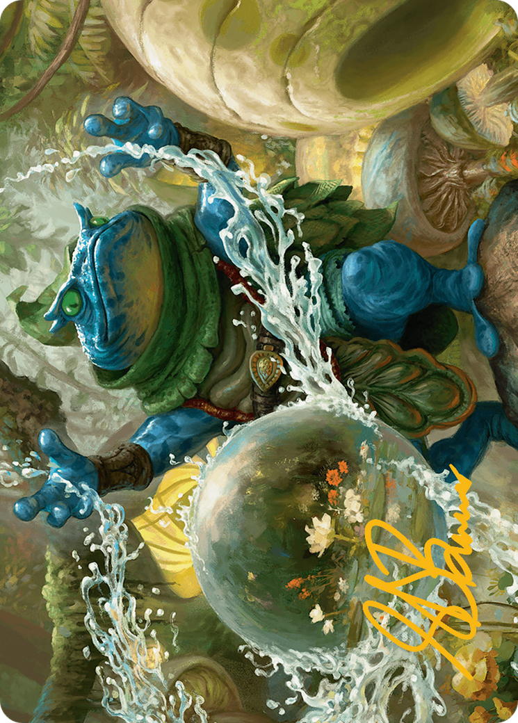 Pond Prophet Art Card (Gold-Stamped Signature) [Bloomburrow Art Series] | Deep Dive Games St. Marys