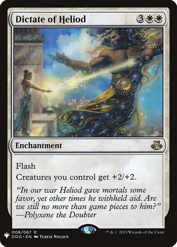 Dictate of Heliod [Mystery Booster] | Deep Dive Games St. Marys