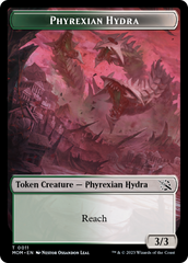 Treasure (21) // Phyrexian Hydra (11) Double-Sided Token [March of the Machine Tokens] | Deep Dive Games St. Marys