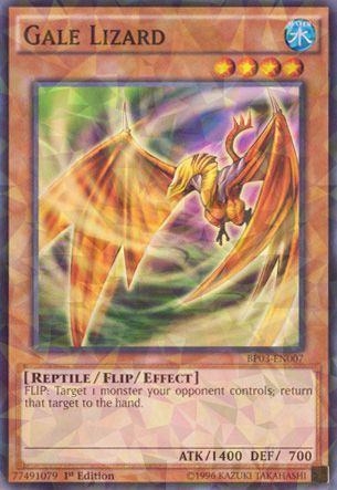 Gale Lizard [BP03-EN007] Shatterfoil Rare | Deep Dive Games St. Marys