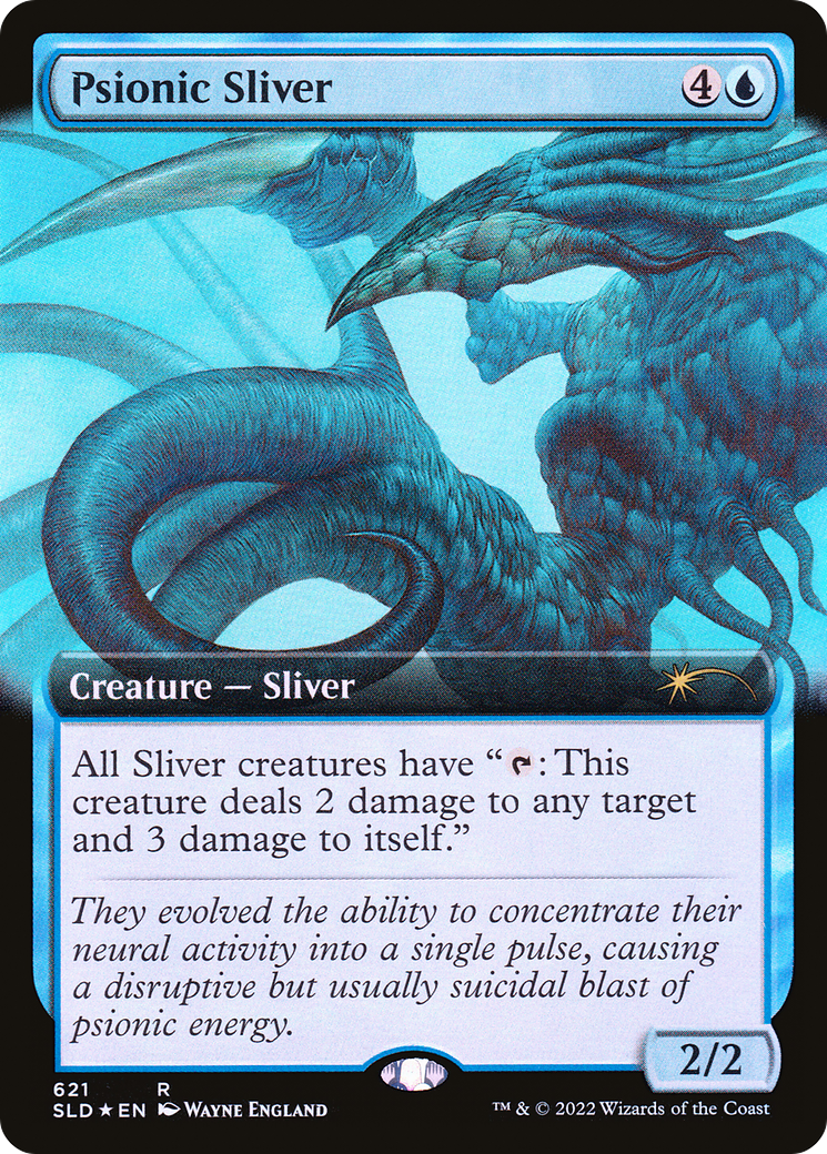 Psionic Sliver (Extended Art) [Secret Lair Drop Promos] | Deep Dive Games St. Marys