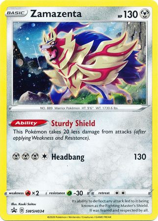 Zamazenta (SWSH034) [Sword & Shield: Black Star Promos] | Deep Dive Games St. Marys