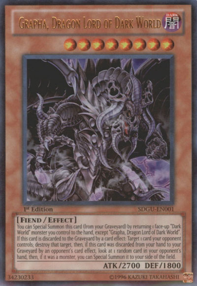 Grapha, Dragon Lord of Dark World [SDGU-EN001] Ultra Rare | Deep Dive Games St. Marys