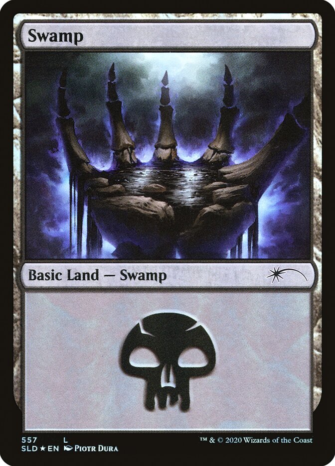 Swamp (Discarding) (557) [Secret Lair Drop Promos] | Deep Dive Games St. Marys