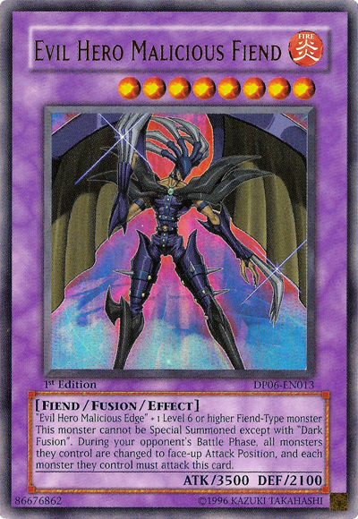 Evil Hero Malicious Fiend [DP06-EN013] Ultra Rare | Deep Dive Games St. Marys