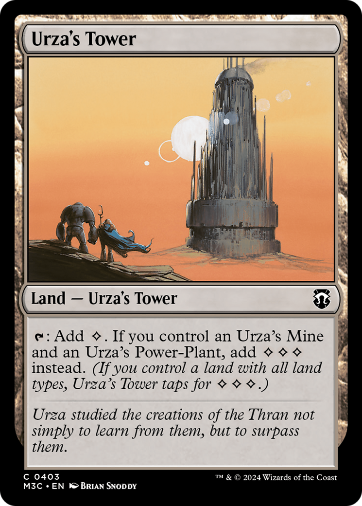 Urza's Tower (Ripple Foil) [Modern Horizons 3 Commander] | Deep Dive Games St. Marys