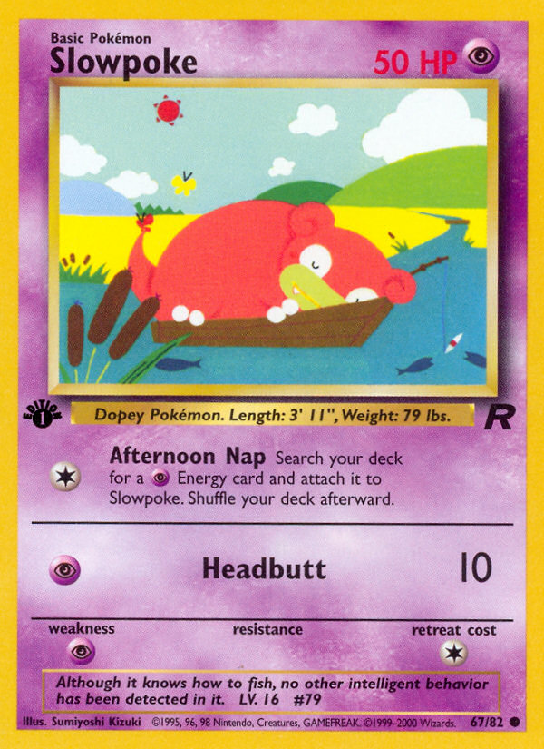 Slowpoke (67/82) [Team Rocket 1st Edition] | Deep Dive Games St. Marys