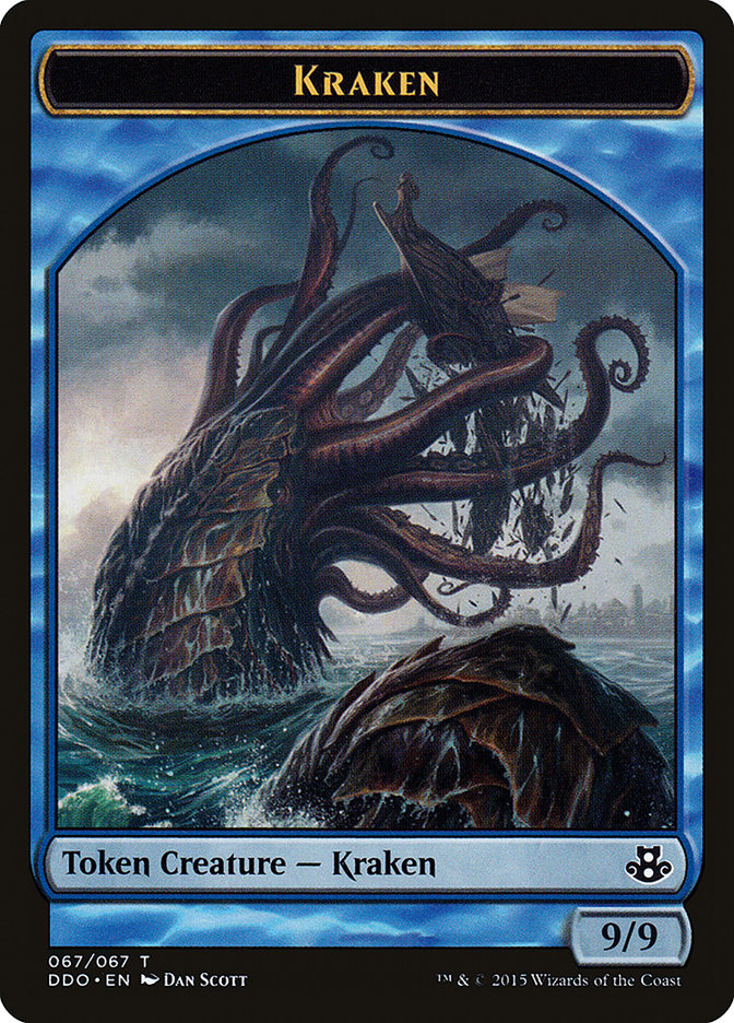 Kraken Token [Duel Decks: Elspeth vs. Kiora] | Deep Dive Games St. Marys