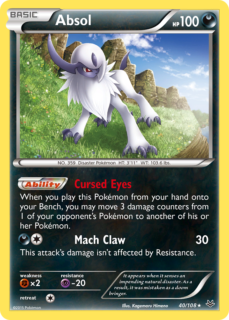 Absol (40/108) [XY: Roaring Skies] | Deep Dive Games St. Marys