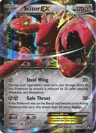 Scizor EX (76/122) (Jumbo Card) [XY: BREAKpoint] | Deep Dive Games St. Marys