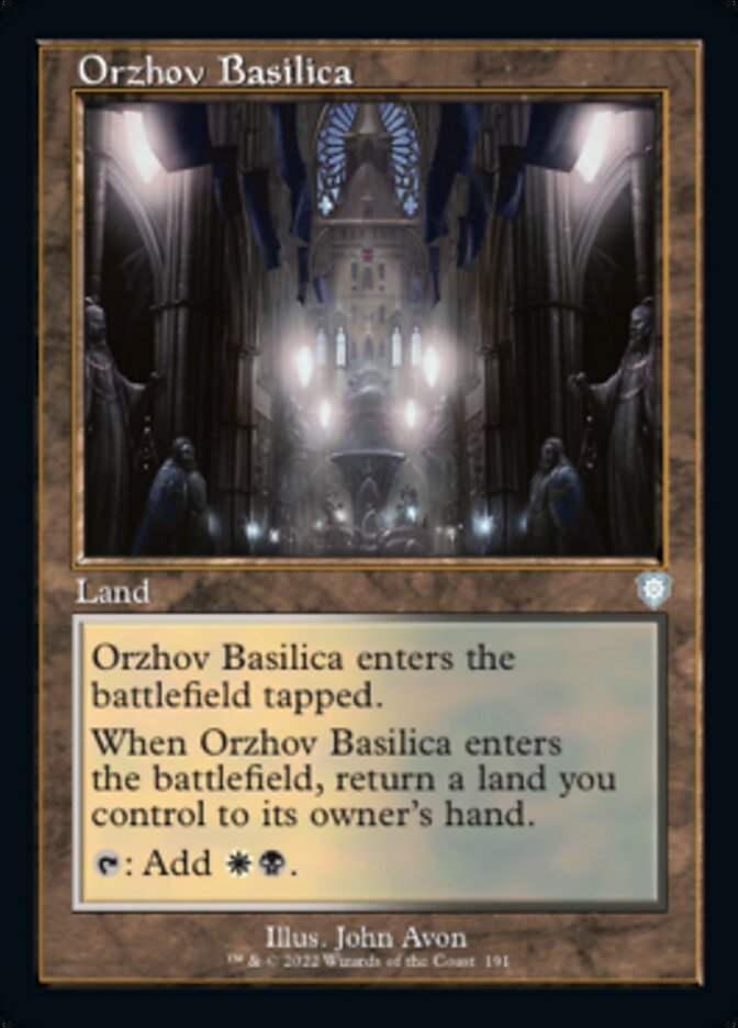 Orzhov Basilica (Retro) [The Brothers' War Commander] | Deep Dive Games St. Marys