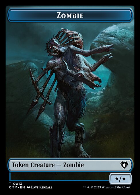 Human Soldier // Zombie (0013) Double-Sided Token [Commander Masters Tokens] | Deep Dive Games St. Marys