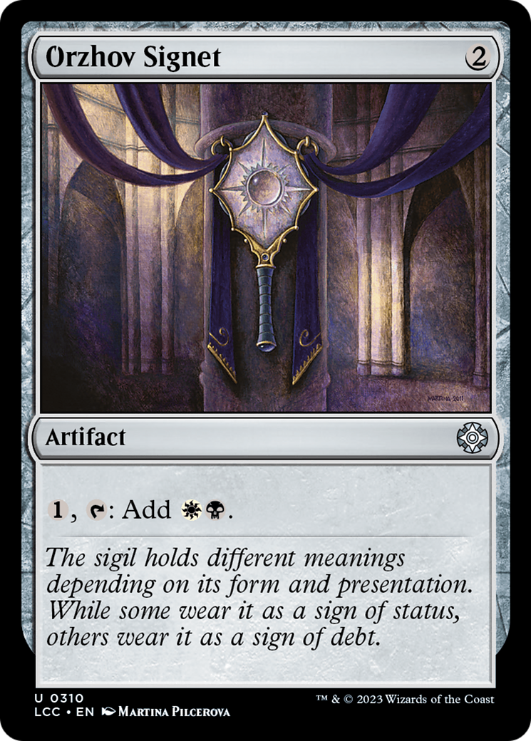 Orzhov Signet [The Lost Caverns of Ixalan Commander] | Deep Dive Games St. Marys