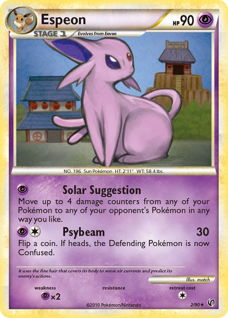 Espeon (2/90) (Theme Deck Exclusive) [HeartGold & SoulSilver: Undaunted] | Deep Dive Games St. Marys