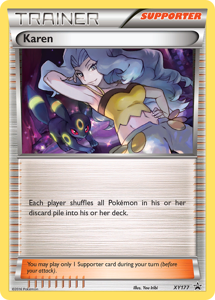 Karen (XY177) [XY: Black Star Promos] | Deep Dive Games St. Marys