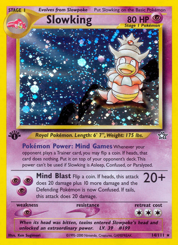 Slowking (14/111) [Neo Genesis 1st Edition] | Deep Dive Games St. Marys