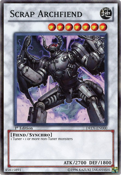 Scrap Archfiend [DREV-EN000] Super Rare | Deep Dive Games St. Marys