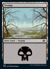 Swamp (486) (Foil Etched) [Modern Horizons 2] | Deep Dive Games St. Marys