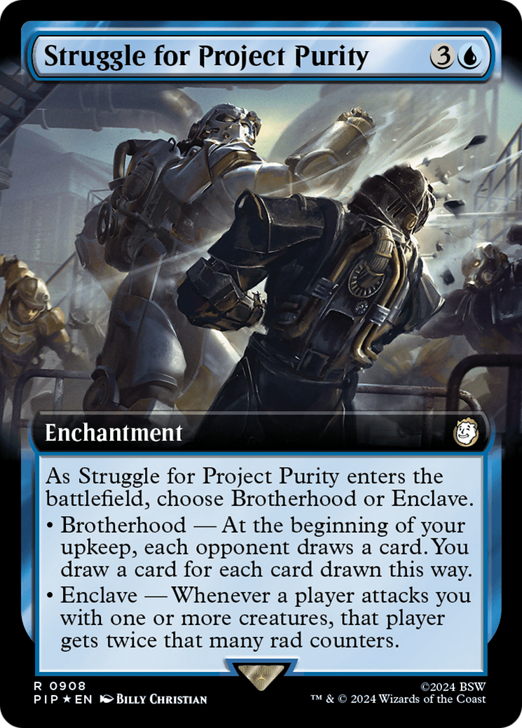Struggle for Project Purity (Extended Art) (Surge Foil) [Fallout] | Deep Dive Games St. Marys