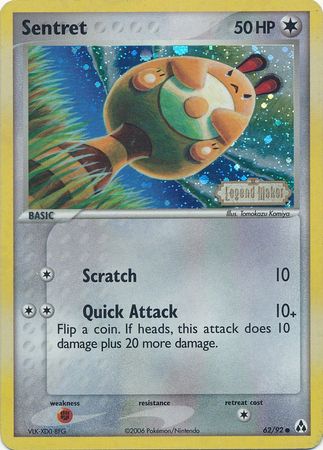 Sentret (62/92) (Stamped) [EX: Legend Maker] | Deep Dive Games St. Marys