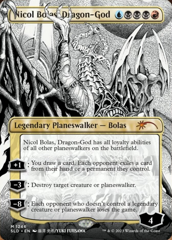 Nicol Bolas, Dragon-God (Borderless) [Secret Lair Drop Series] | Deep Dive Games St. Marys