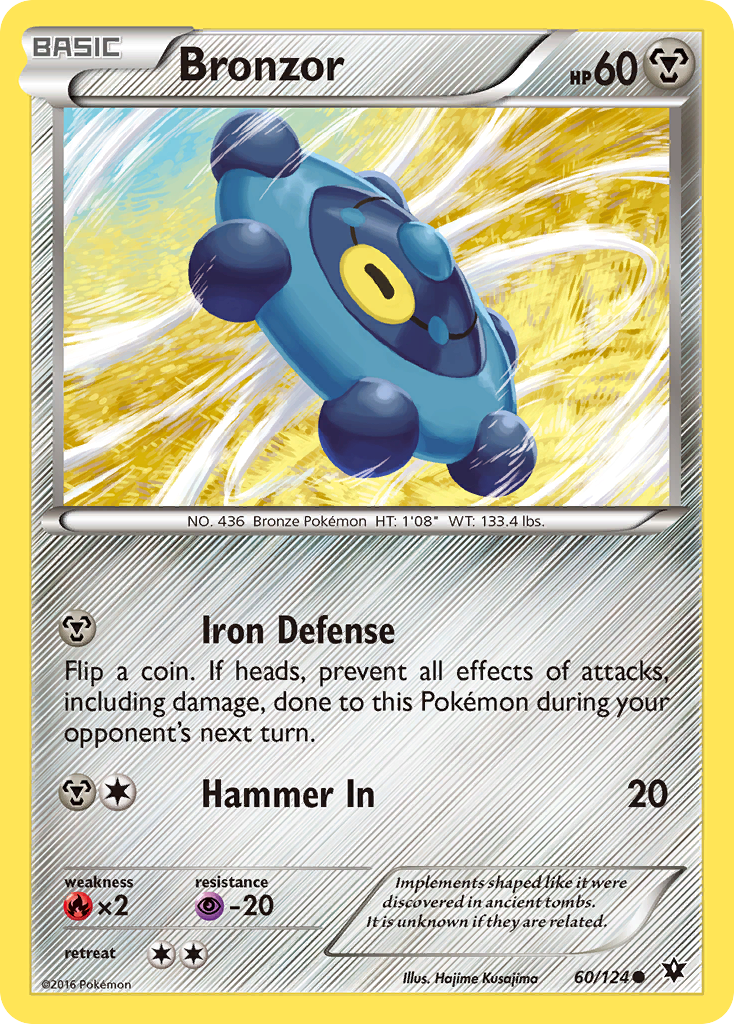 Bronzor (60/124) [XY: Fates Collide] | Deep Dive Games St. Marys