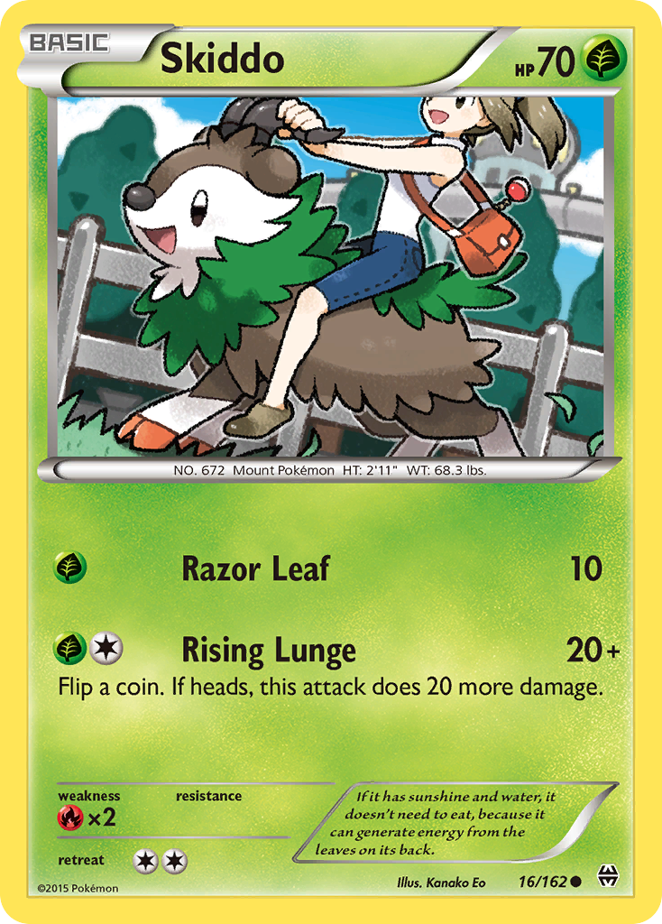 Skiddo (16/162) [XY: BREAKthrough] | Deep Dive Games St. Marys