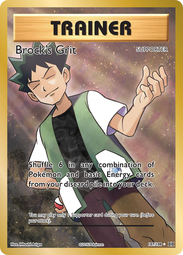 Brock's Grit (107/108) [XY: Evolutions] | Deep Dive Games St. Marys