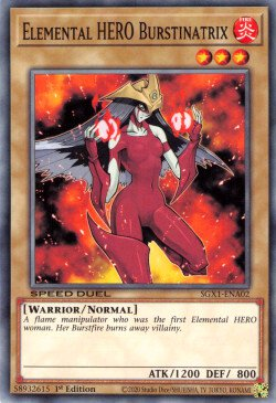 Elemental HERO Burstinatrix [SGX1-ENA02] Common | Deep Dive Games St. Marys