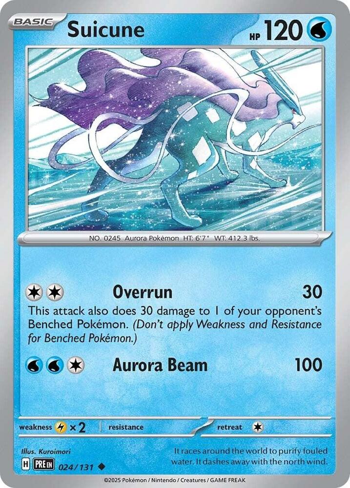 Suicune (024/131) [Scarlet & Violet: Prismatic Evolutions] | Deep Dive Games St. Marys