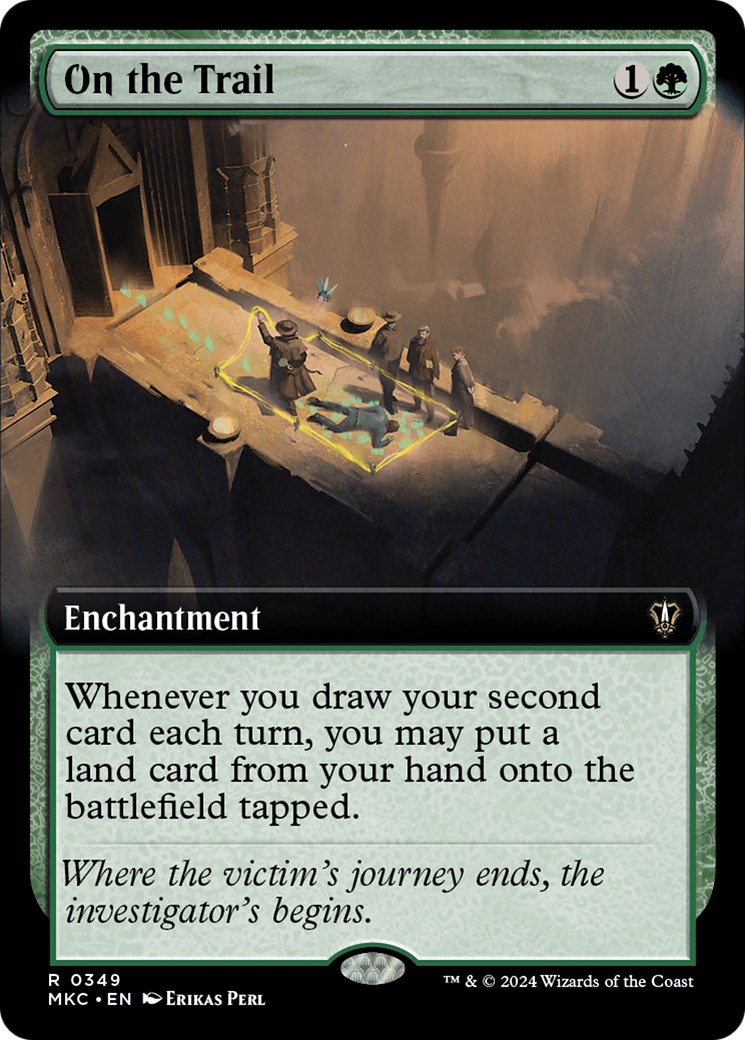 On the Trail (Extended Art) [Murders at Karlov Manor Commander] | Deep Dive Games St. Marys