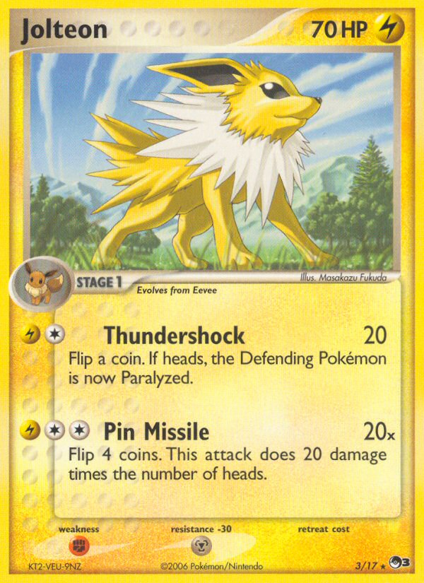 Jolteon (3/17) [POP Series 3] | Deep Dive Games St. Marys