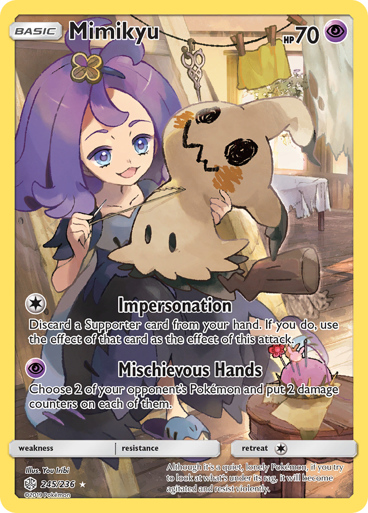 Mimikyu (245/236) [Sun & Moon: Cosmic Eclipse] | Deep Dive Games St. Marys