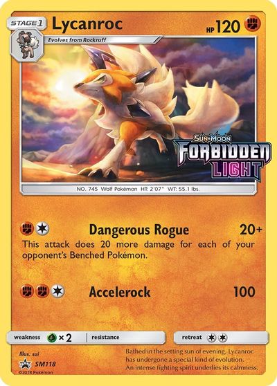 Lycanroc (SM118) (Prerelease Promo) [Sun & Moon: Black Star Promos] | Deep Dive Games St. Marys