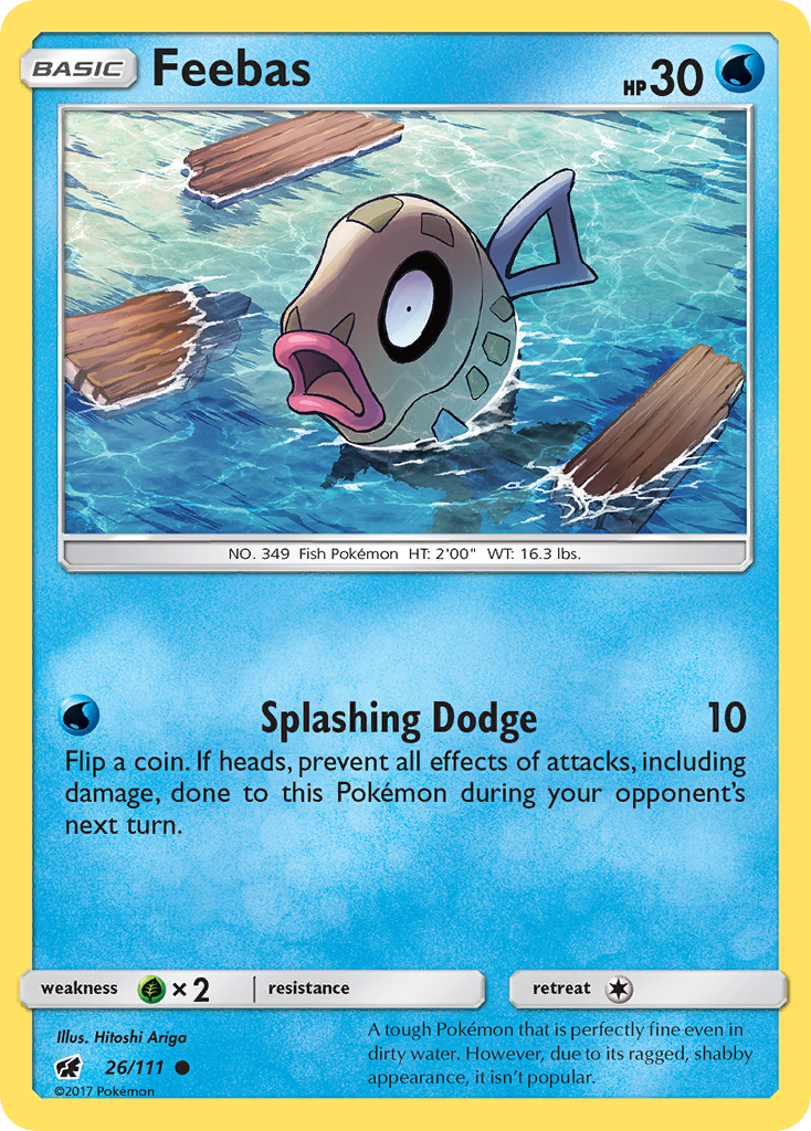 Feebas (26/111) [Sun & Moon: Crimson Invasion] | Deep Dive Games St. Marys