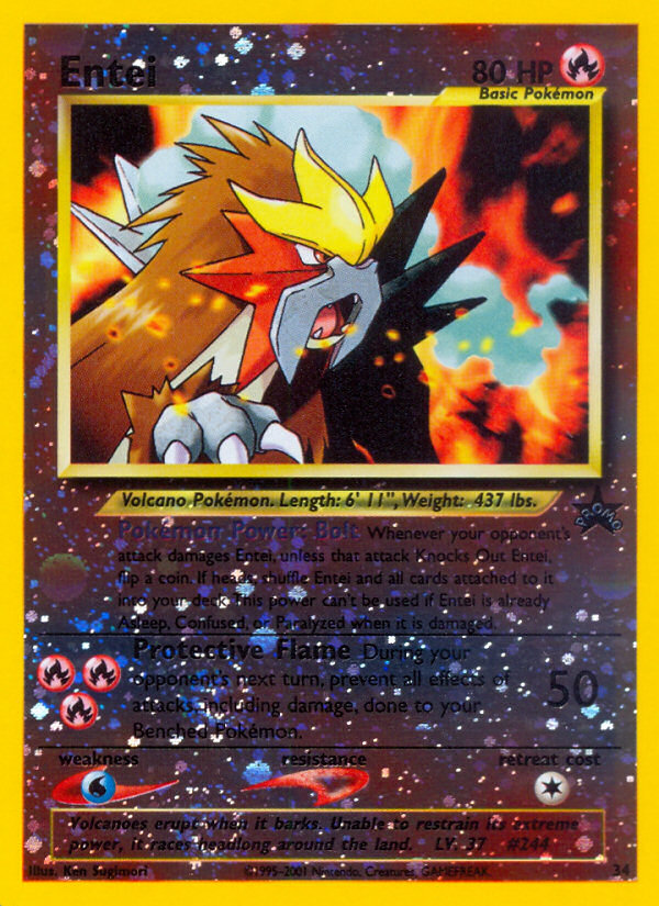 Entei (34) [Wizards of the Coast: Black Star Promos] | Deep Dive Games St. Marys