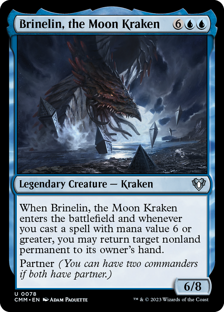 Brinelin, the Moon Kraken [Commander Masters] | Deep Dive Games St. Marys