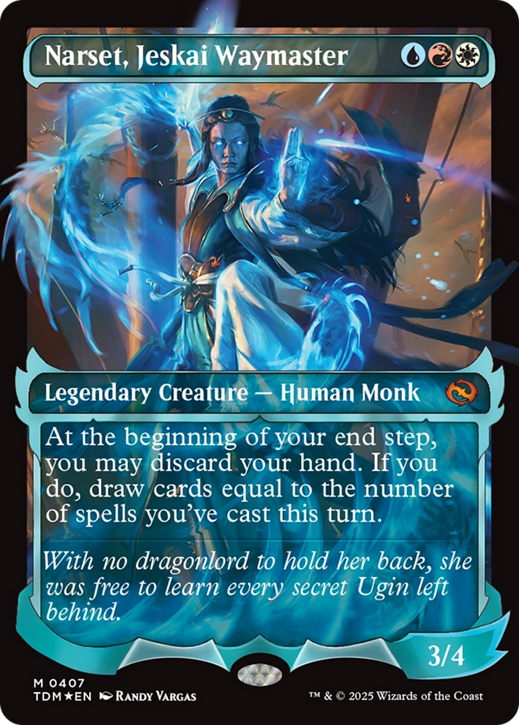 Narset, Jeskai Waymaster (Showcase) [Tarkir: Dragonstorm] | Deep Dive Games St. Marys