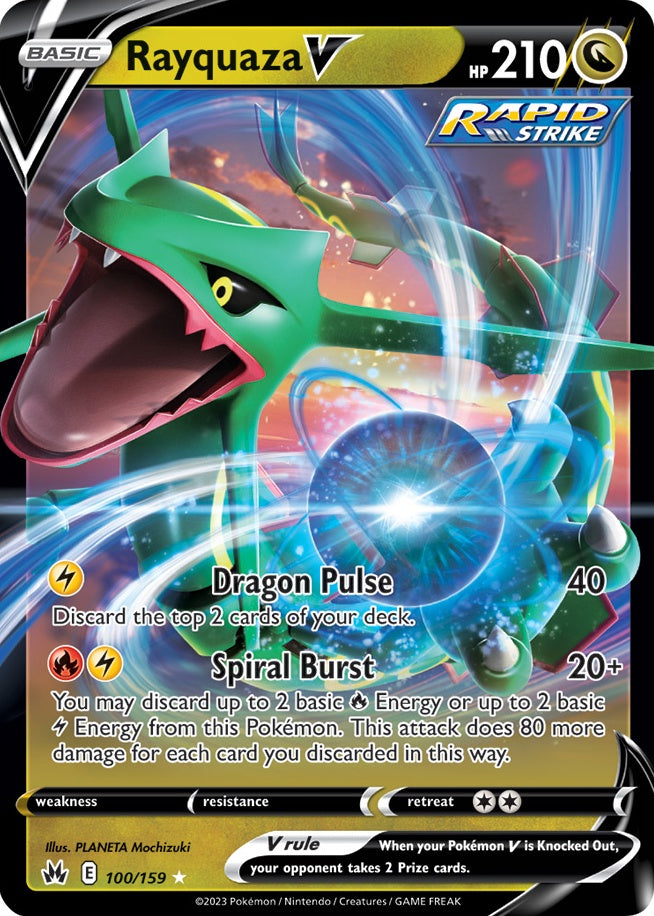 Rayquaza V 100/159 (Jumbo Card) [Sword & Shield: Evolving Skies] | Deep Dive Games St. Marys