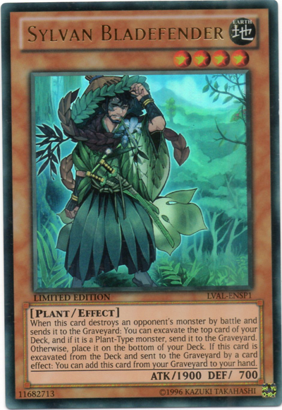 Sylvan Bladefender [LVAL-ENSP1] Ultra Rare | Deep Dive Games St. Marys