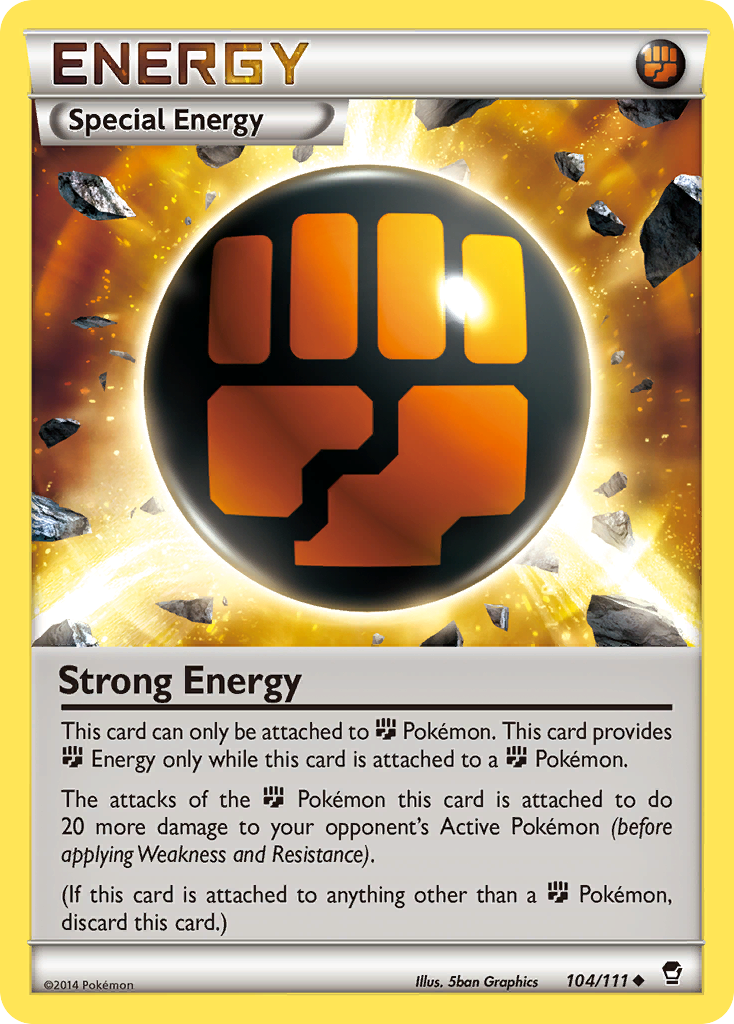 Strong Energy (104/111) [XY: Furious Fists] | Deep Dive Games St. Marys