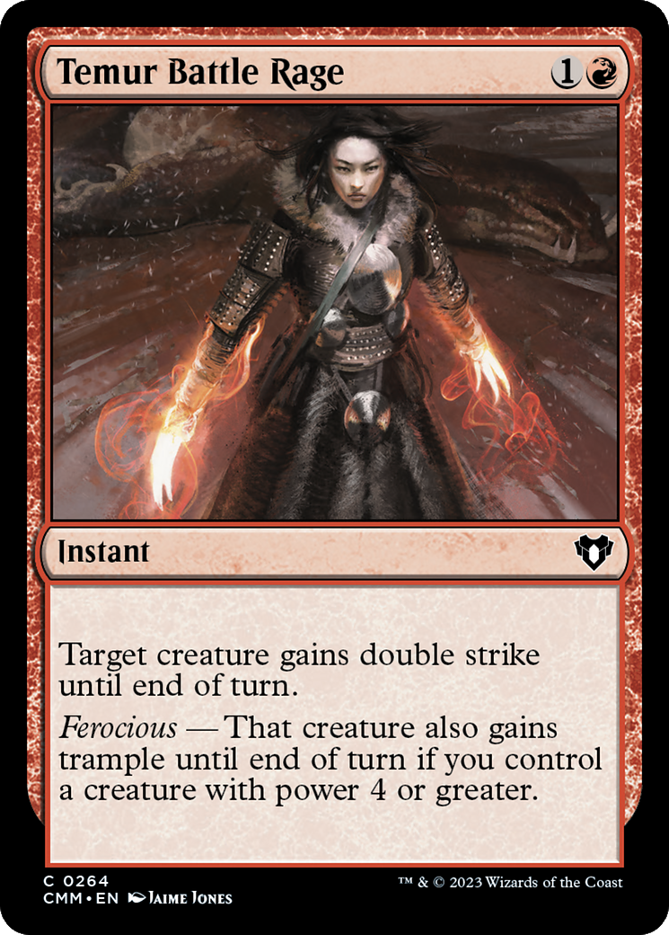 Temur Battle Rage [Commander Masters] | Deep Dive Games St. Marys