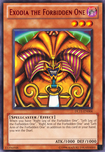 Exodia the Forbidden One (Red) [DL11-EN006] Rare | Deep Dive Games St. Marys