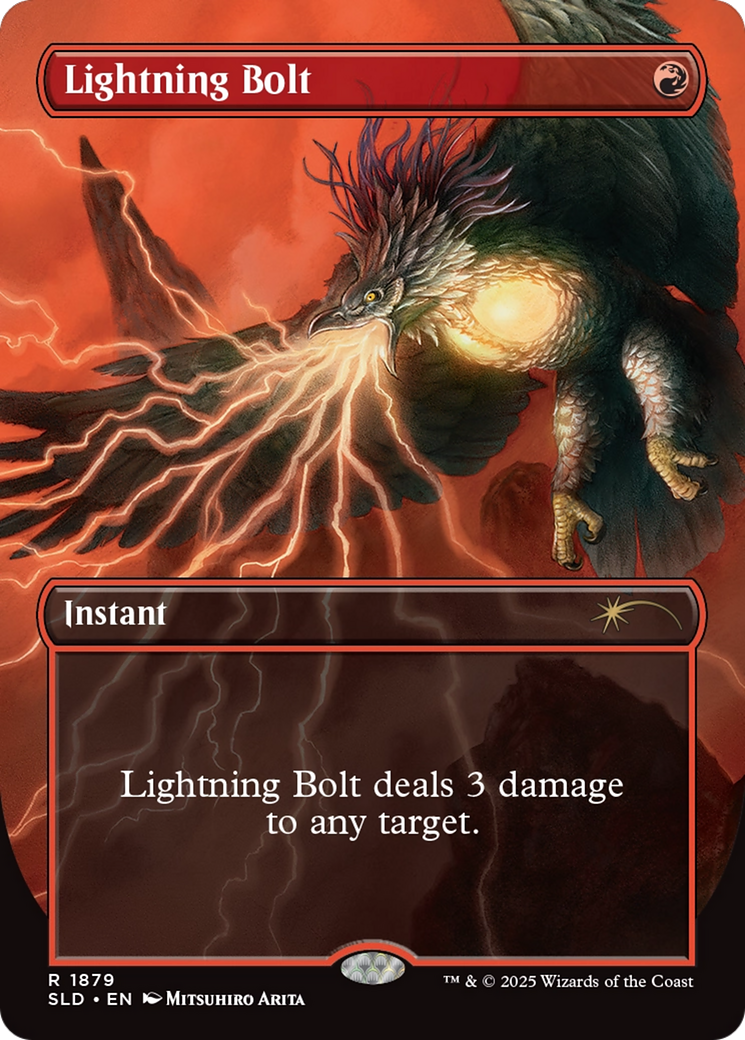 Lightning Bolt (1879) (Rainbow Foil) [Secret Lair Drop Series] | Deep Dive Games St. Marys