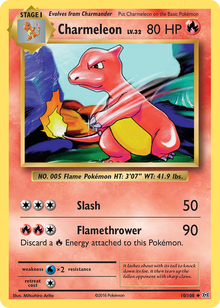 Charmeleon (10/108) [XY: Evolutions] | Deep Dive Games St. Marys