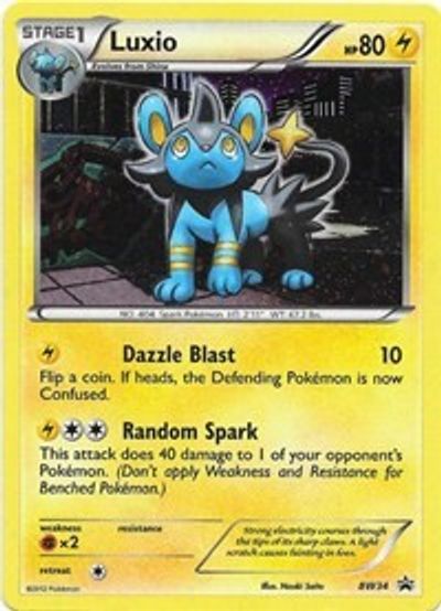 Luxio (BW34) (Cosmos Holo) [Black & White: Black Star Promos] | Deep Dive Games St. Marys